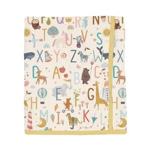 NEW KICKEE swaddle perfect blanket in animal alphabet